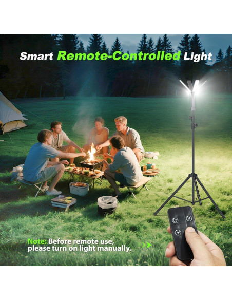 Linterna de Camping Clemas H6 Recargable 6000 Lúmenes 2.5 m