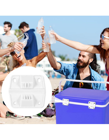 Kit de 6 Bisagras de Plástico para Nevera NQEUEPN con Tornillos