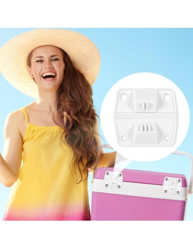 Kit de 6 Bisagras de Plástico para Nevera NQEUEPN con Tornillos