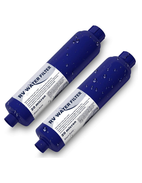 Filtro de Agua Inline PAULINN RV - 2 Unidades, Reduce Cloro Filtro de Agua Inline PAULINN RV - 2 Unidades, Reduce Cloro