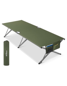 Cama de Camping Plegable Join Nature Verde 208x81cm 204kg