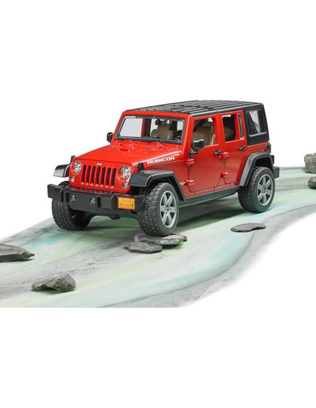 Jeep Wrangler Unlimited Rubicon Bruder Toys - 32.84x14.43cm Jeep Wrangler Unlimited Rubicon Bruder Toys - 32.84x14.43cm
