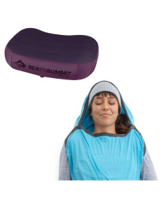 Sistema de Sueño Sea to Summit: Almohada Aeros y Forro Breeze