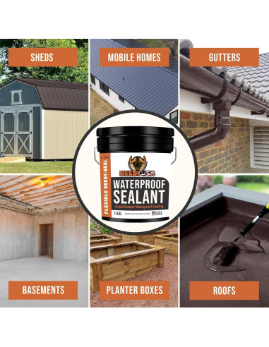 Sellador Impermeable BEEST 1 Galón para Techo y Fundaciones