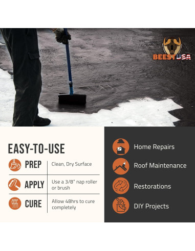 Sellador Impermeable BEEST 1 Galón para Techo y Fundaciones