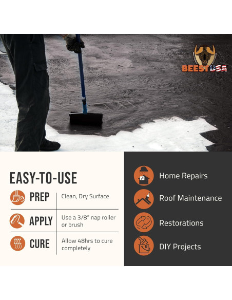 Sellador Impermeable BEEST 1 Galón para Techo y Fundaciones
