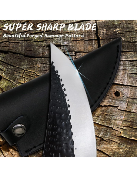 Cuchillo de Deshuese Forjado NWESTUN 15.24 cm Acero Carbono