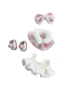 Conjunto de Ropa de Muñeca 17cm jkahh - 4 Piezas Rosa Suave