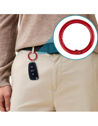 Anillos O de Primavera Winsyison 12pcs 33mm Metal Colorido