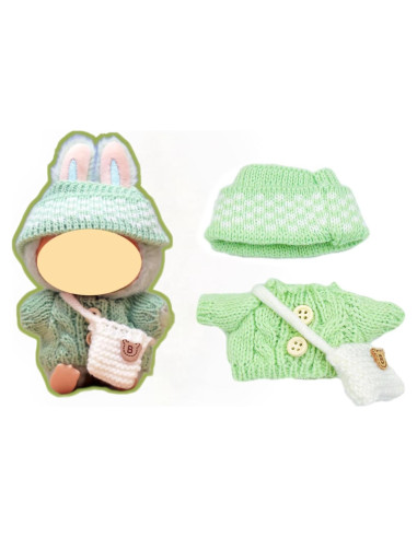 Conjunto de Ropa para Muñecas SGGMix1 Verde 15-17 cm