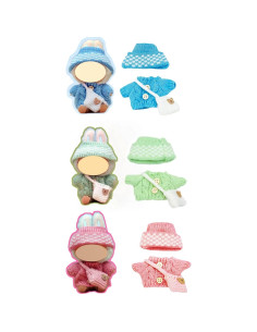 Conjunto de Ropa para Muñecas SGGMix1 Verde 15-17 cm 2