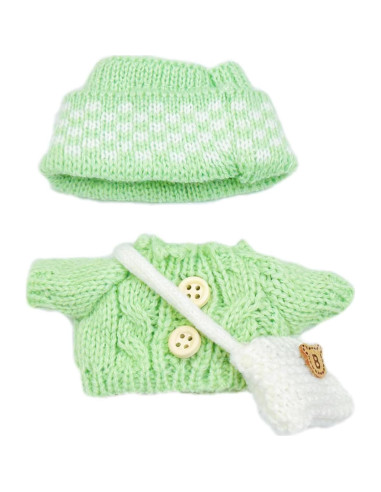 Conjunto de Ropa para Muñecas SGGMix1 Verde 15-17 cm