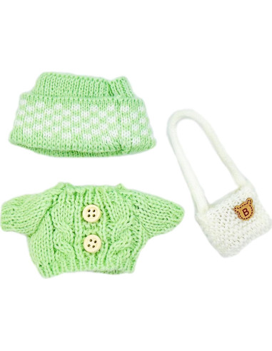 Conjunto de Ropa para Muñecas SGGMix1 Verde 15-17 cm