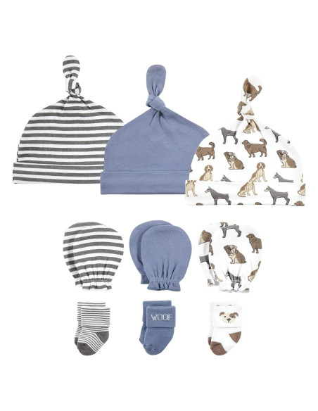 Conjunto de Gorras, Manoplas y Calcetines Hudson Baby 0-6 Meses