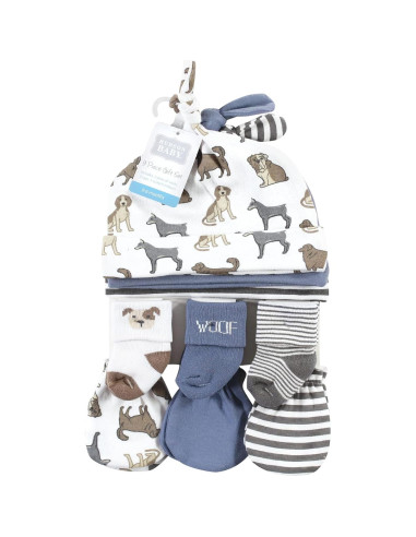 Conjunto de Gorras, Manoplas y Calcetines Hudson Baby 0-6 Meses