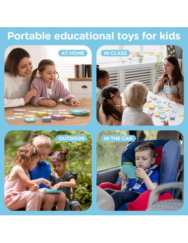 Tarjetas de Flash Bilingües ERRJUTSS 510 Palabras Azul