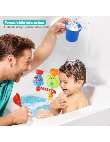 Juguete de Baño Cangrejo GOODLOGO con Ventosas - 12 Meses+