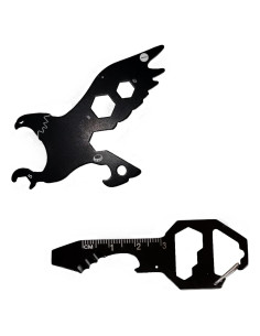 Multiherramienta Llaveros PMR EXPORTS Águila y Llave - 2 Piezas