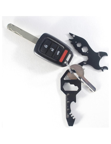 Multiherramienta Llaveros PMR EXPORTS Águila y Llave - 2 Piezas