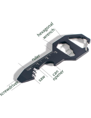 Multiherramienta Llaveros PMR EXPORTS Águila y Llave - 2 Piezas