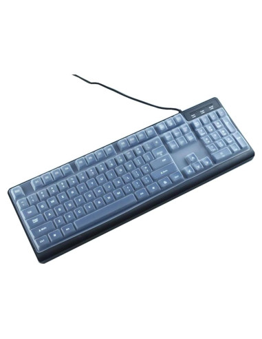 Funda de Teclado Silicona Yuomik Transparente para Corsair K60