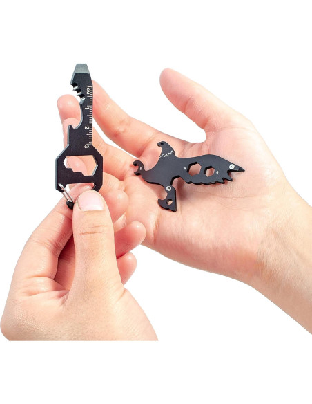 Multiherramienta Llaveros PMR EXPORTS Águila y Llave - 2 Piezas