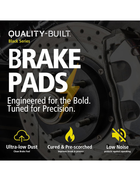 Pastillas de freno cerámicas Quality-Built Black Series 1003-1001C