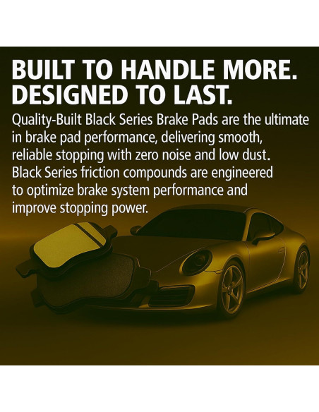 Pastillas de freno cerámicas Quality-Built Black Series 1003-1001C