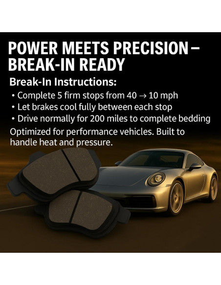 Pastillas de freno cerámicas Quality-Built Black Series 1003-1001C