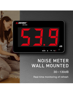 Medidor de Decibelios XRCLIF 30-130dB Montado en Pared 2