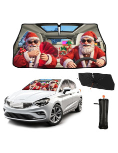 Sombrilla de Parabrisas CHILL-TEK Navidad 145x76 cm UV