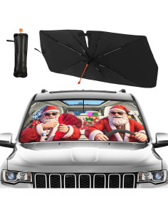 Sombrilla de Parabrisas CHILL-TEK Navidad 145x76 cm UV 2