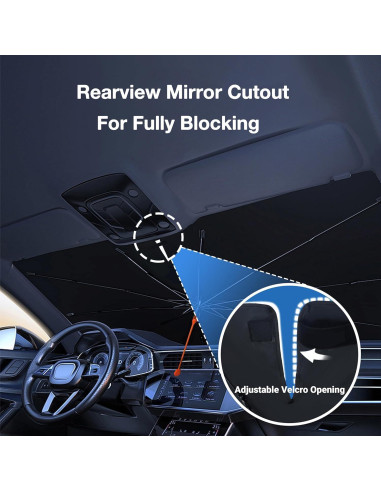 Sombrilla de Parabrisas CHILL-TEK Navidad 145x76 cm UV