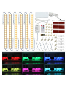 Kit de Iluminación LED Bajo Gabinete Litever RGB + 3000K
