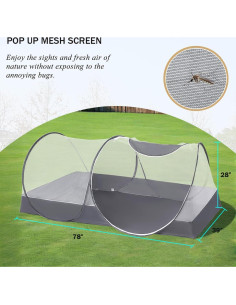 Red de Mosquitos Plegable Akiky para Cama Twin - Impermeable 2