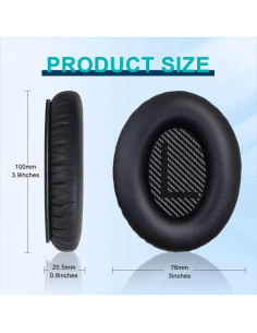 Almohadillas de Reemplazo HAOMUK para Auriculares Bose QC35 II 2