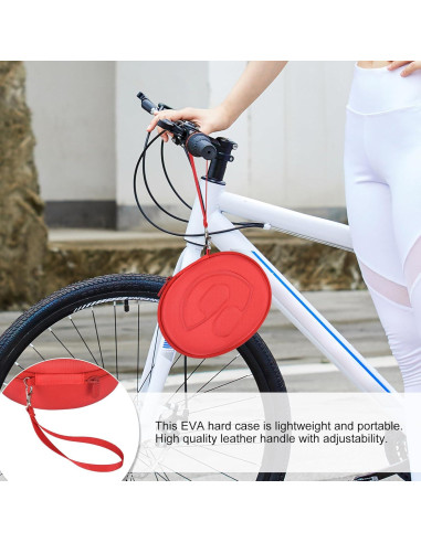 Funda Dura EVA para Auriculares Beats Solo 3/2 y Studio Pro - Rojo