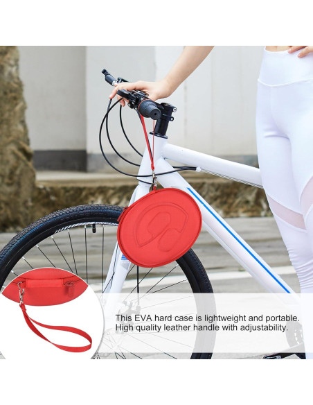 Funda Dura EVA para Auriculares Beats Solo 3/2 y Studio Pro - Rojo