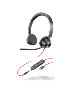 Auricular Estéreo USB-C Poly Blackwire 3325 con Micrófono