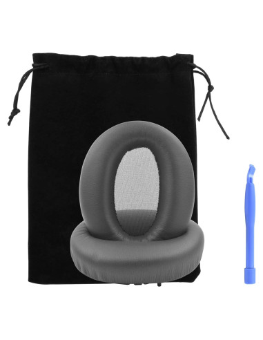 Almohadillas de Reemplazo Edifier W820NB Negro Cuero Sintético