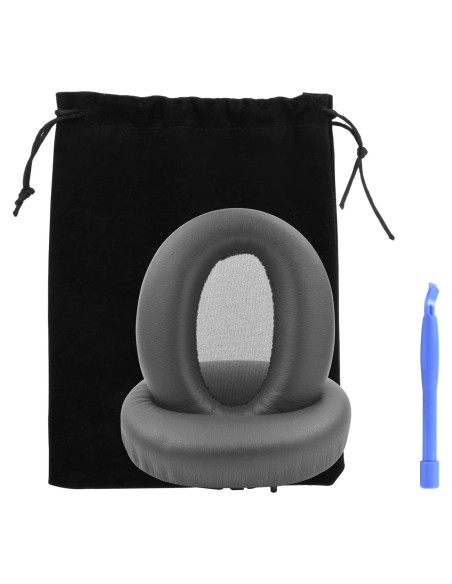 Almohadillas de Reemplazo Edifier W820NB Negro Cuero Sintético