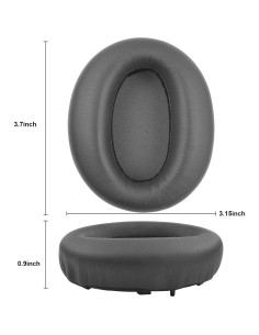 Almohadillas de Reemplazo Edifier W820NB Negro Cuero Sintético 2