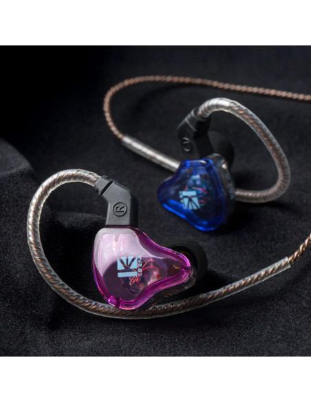 Auriculares KBEAR KS2 HiFi In-Ear 1BA 1DD con Micrófono