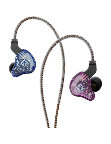 Auriculares KBEAR KS2 HiFi In-Ear 1BA 1DD con Micrófono