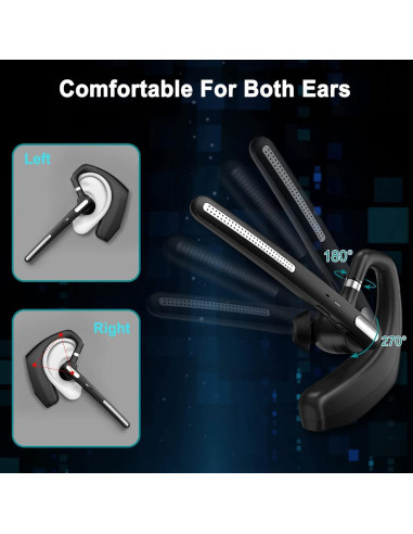 Auricular Bluetooth YIDUOKING A6S con Cancelación de Ruido 110H