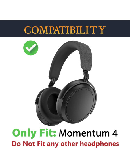 Almohadillas de Gel Refrigerante SOULWIT para Sennheiser Momentum 4