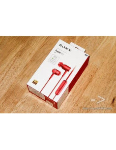Auriculares Intrauditivos Sony MDREX750NR Rojo con Micrófono 2