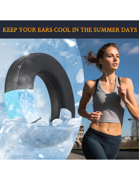 Almohadillas de Gel Refrigerante SOULWIT para Sennheiser Momentum 4