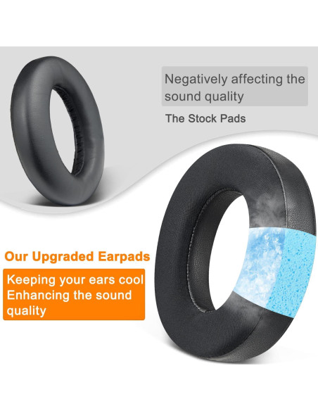 Almohadillas de Gel Refrigerante SOULWIT para Sennheiser Momentum 4