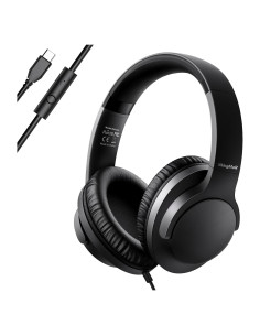 Auriculares USB-C VkingMoR VK-126AB-US con micrófono, sonido HD